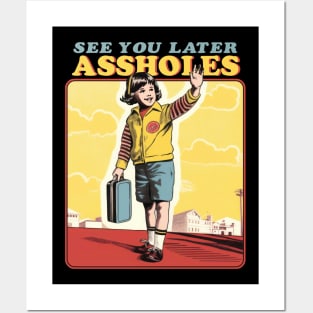 See You Later Funny Vintage Childrens Book Parody Posters and Art